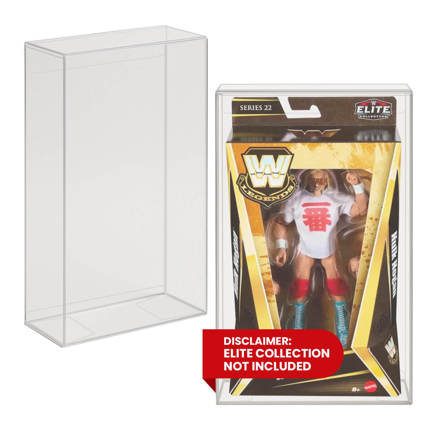 Mattel WWE Legends Series 22 EVORETRO PET Protectors (0.40 mm, 10-Pack)