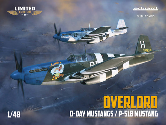 Eduard 1/48 Overlord: D-Day Mustangs / P-51B Mustang Dual Combo Limited Edition (11181)