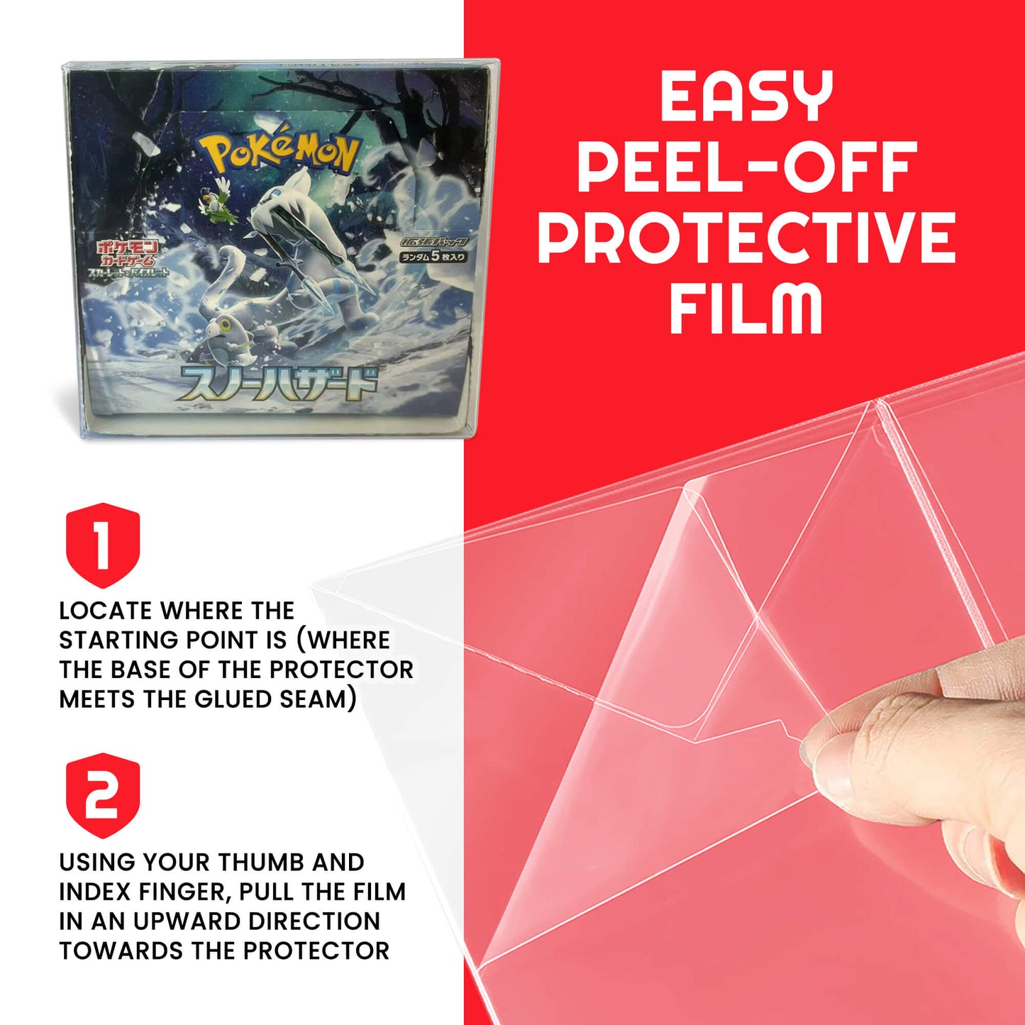 Protector for Japanese Booster Pokemon Box