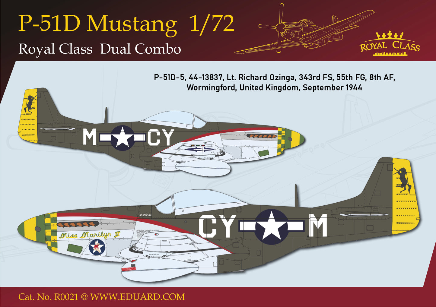 Eduard 1/72 P-51D Mustang Dual Combo Royal Class Edition (R0021)