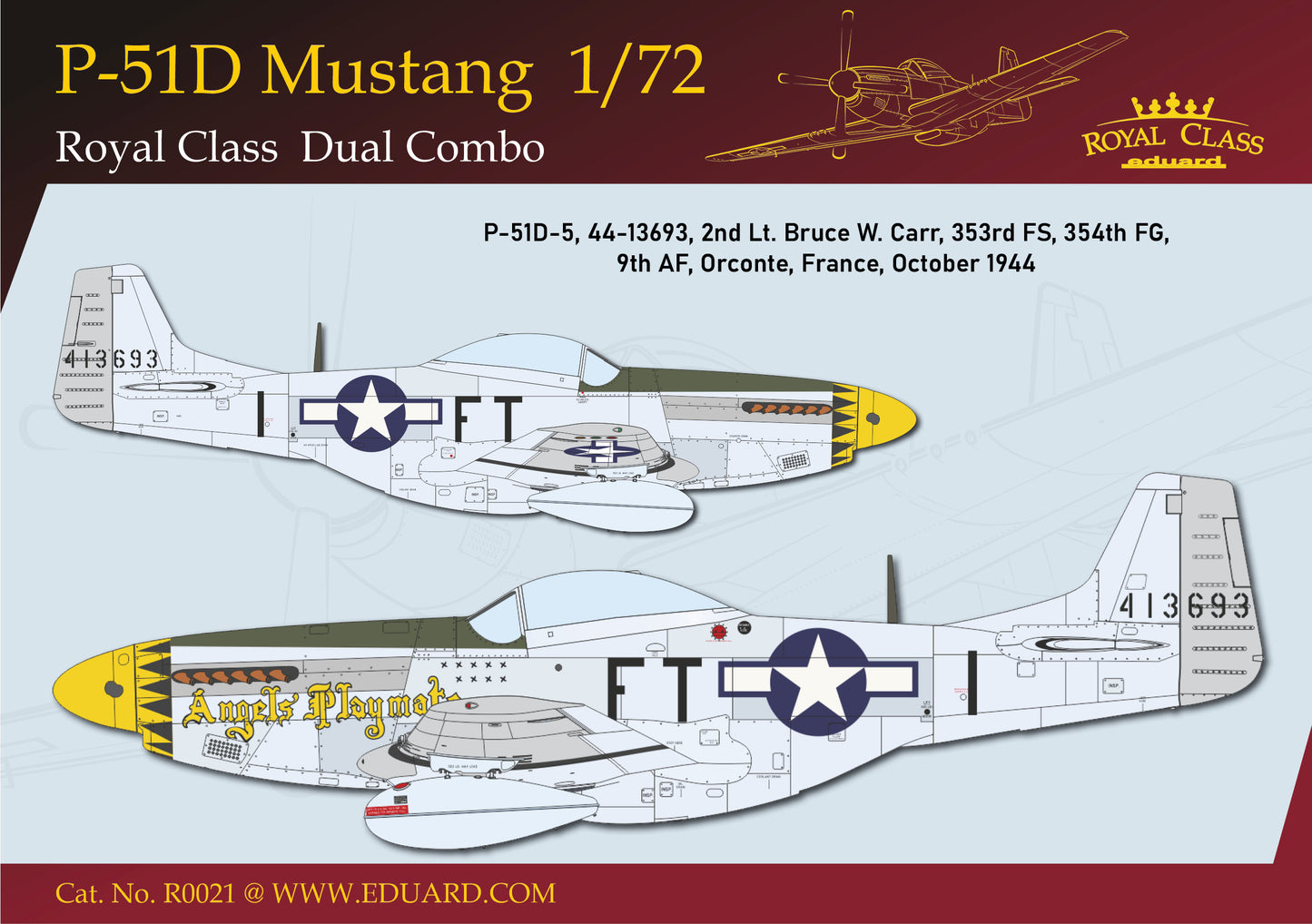Eduard 1/72 P-51D Mustang Dual Combo Royal Class Edition (R0021)