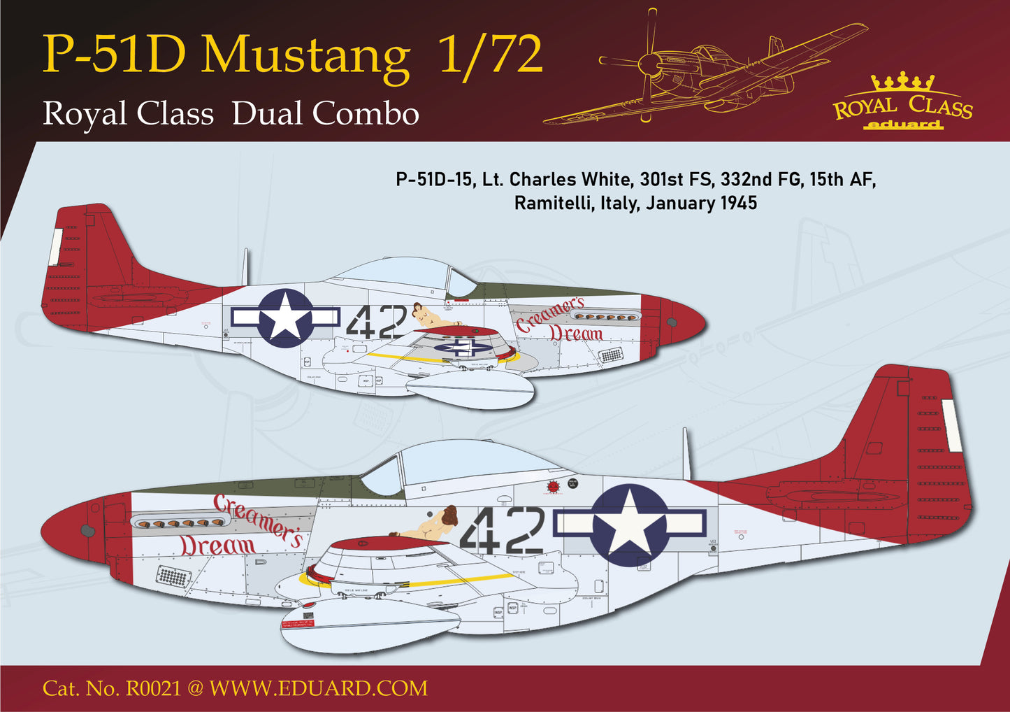 Eduard 1/72 P-51D Mustang Dual Combo Royal Class Edition (R0021)