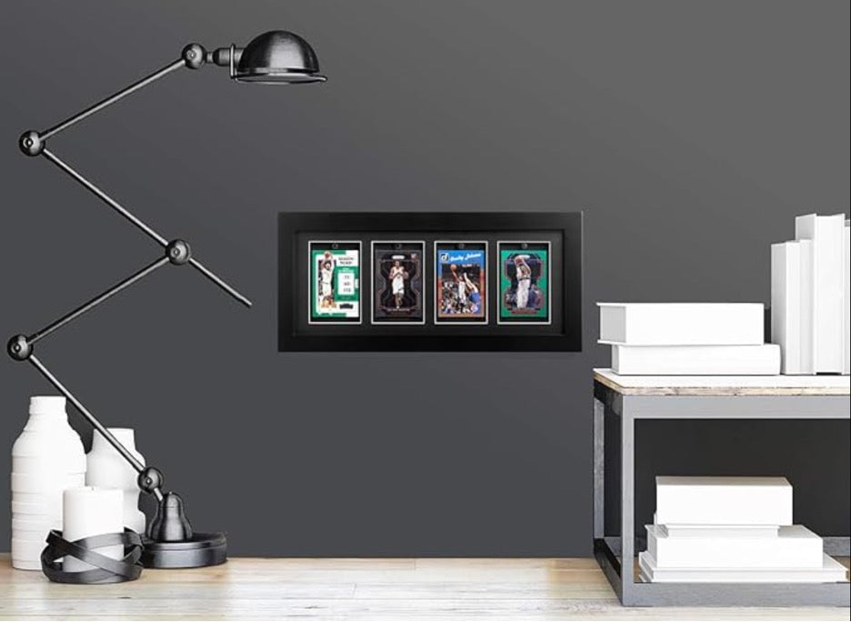EVORETRO Wooden Display Frame for Cards, Magnetic holder