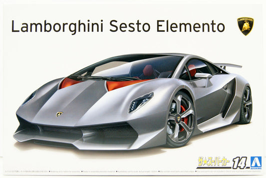Aoshima 1:24 2010 Lamborghini Sesto Elemento (AOS-6221)