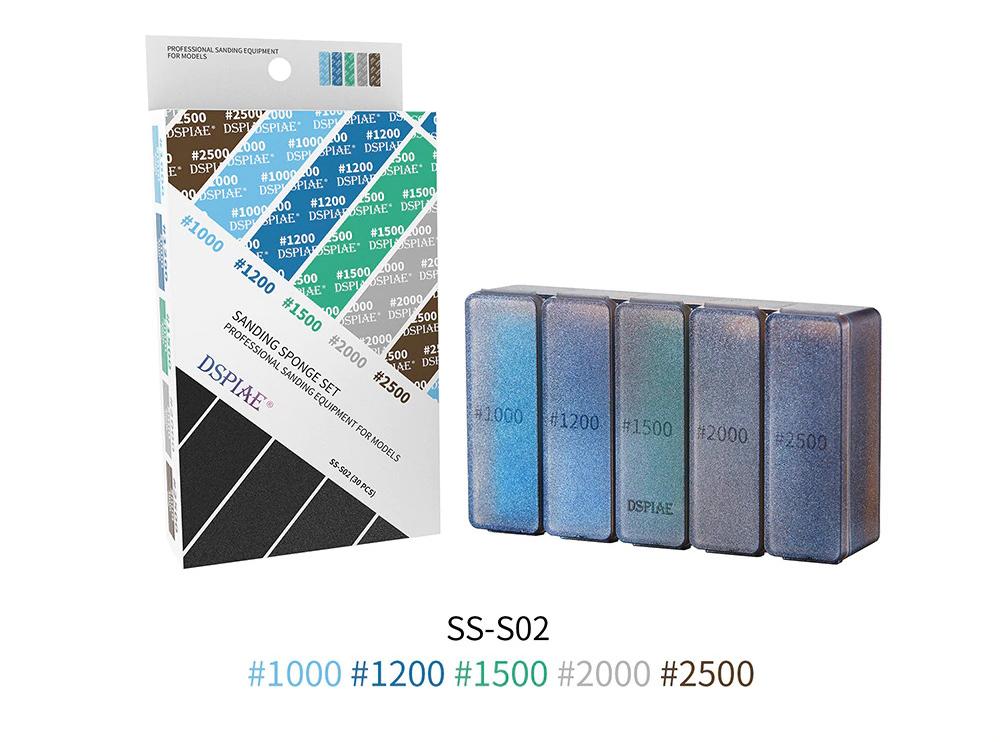 DSPIAE #1000-#2500 Sanding Sponge 30Pcs (SS-S02)