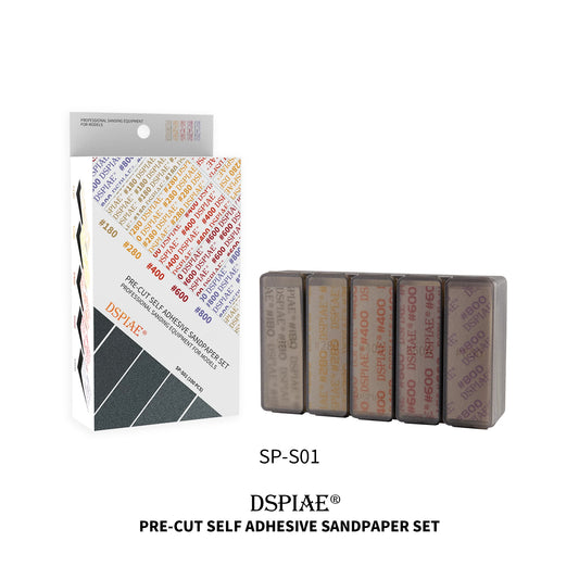 DSPIAE #180-#800 Adhesive Sandpaper Set 100pcs (SP-S01)