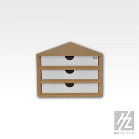 0M11 - Ending Corner Drawers Module