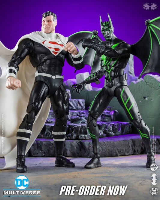 Batman Beyond (Comic) DC Multiverse Batman vs. Justice Lord Superman Action Figure Two-Pack