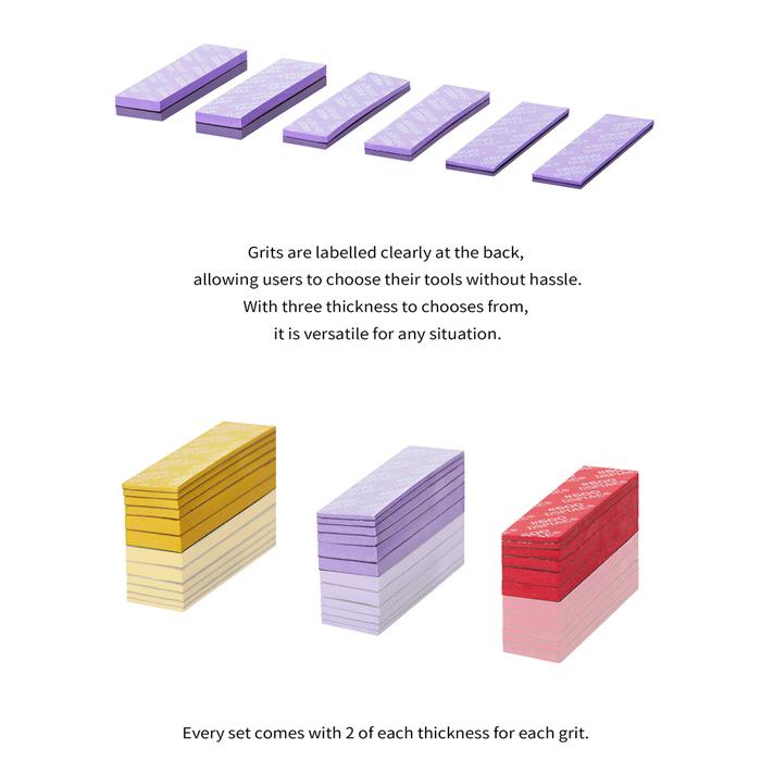 DSPIAE #1000-#2500 Sanding Sponge 30Pcs (SS-S02)