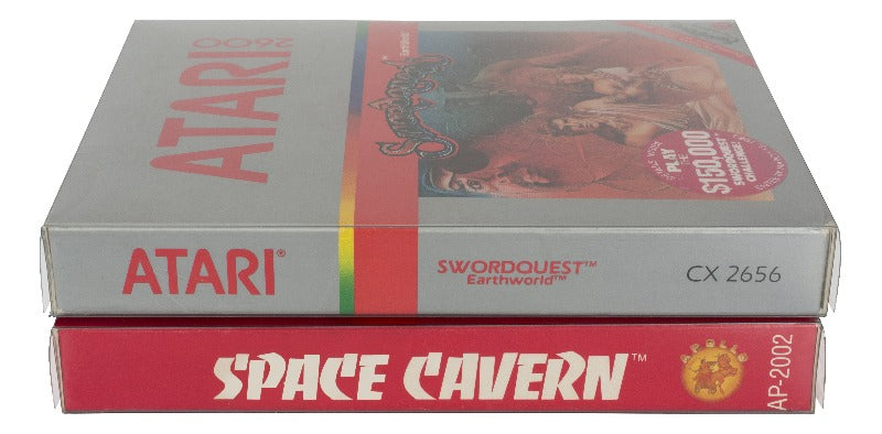 Atari 2600/5200/7800 (Game box) EVORETRO PET Protectors - Pack of 25