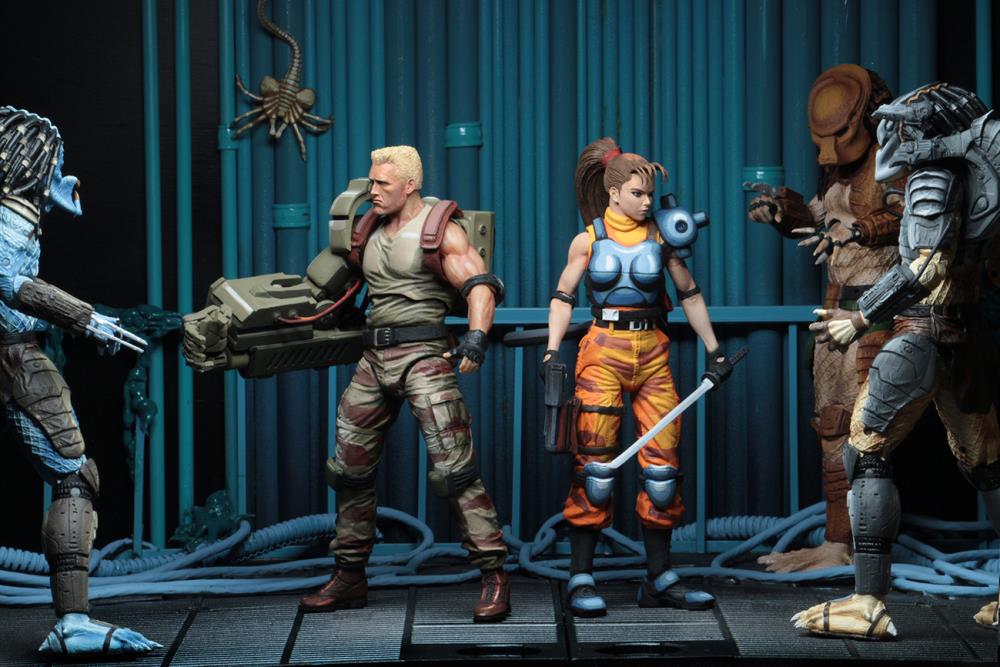 Alien vs. Predator Dutch Schaefer & Linn Kurosawa - Arcade Appearance - Two-Pack