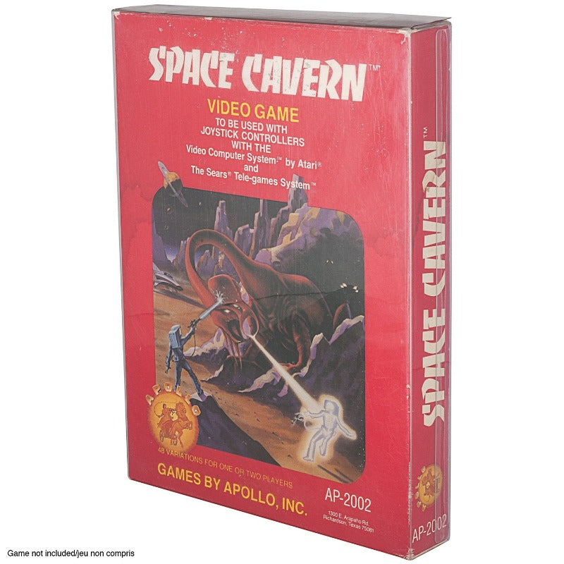 Atari 2600/5200/7800 (Game box) EVORETRO PET Protectors - Pack of 25