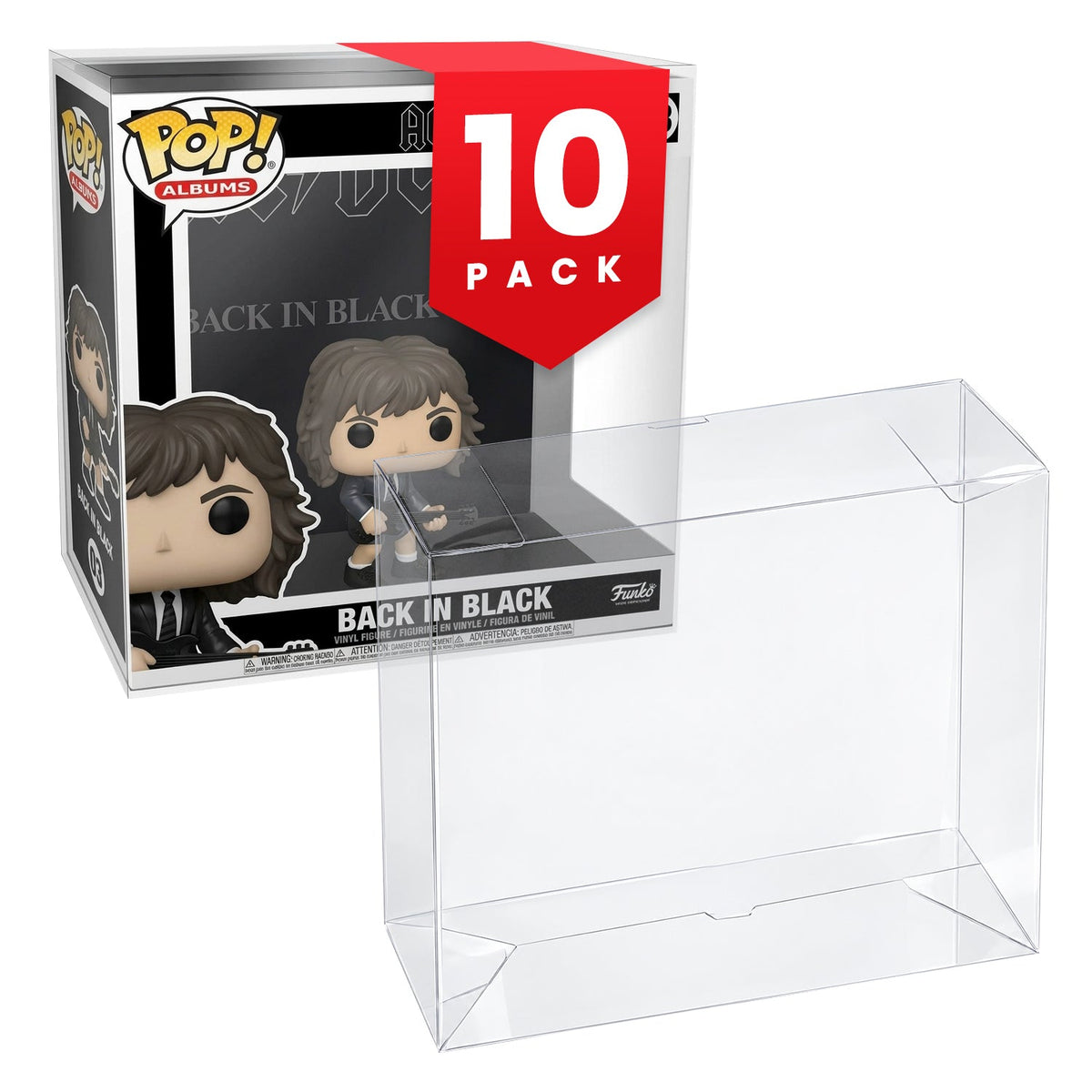 Funko Pop Album Pop EVORETRO PET Protector  0.35MM - Pack of 10