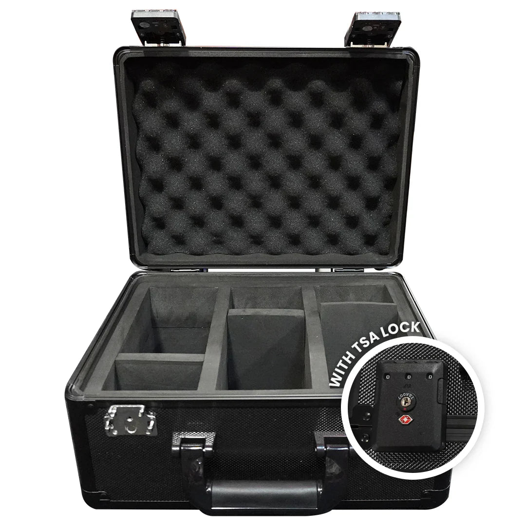EVORETRO Aluminum Graded Card Storage Box, TSA Lock