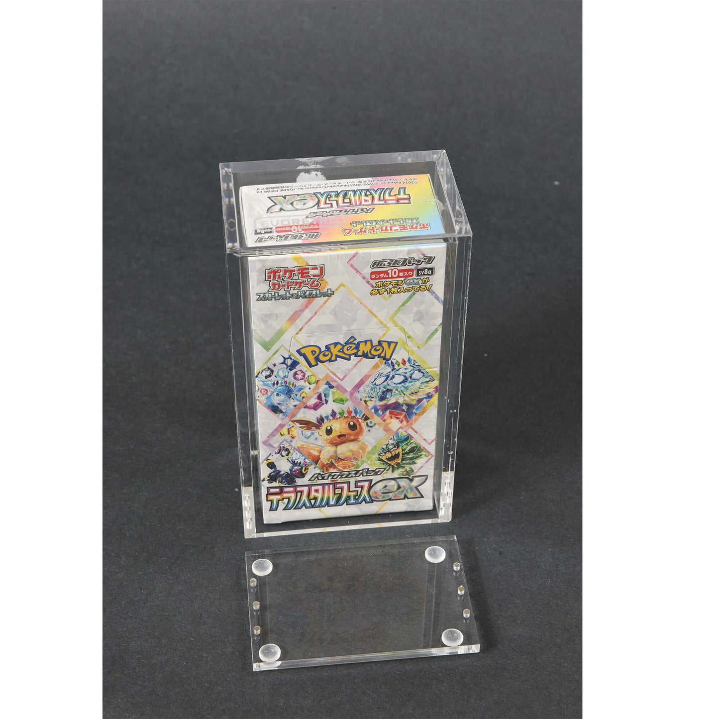 Japanese Small Booster Box EVORETRO Acrylic Case Magnetic Display
