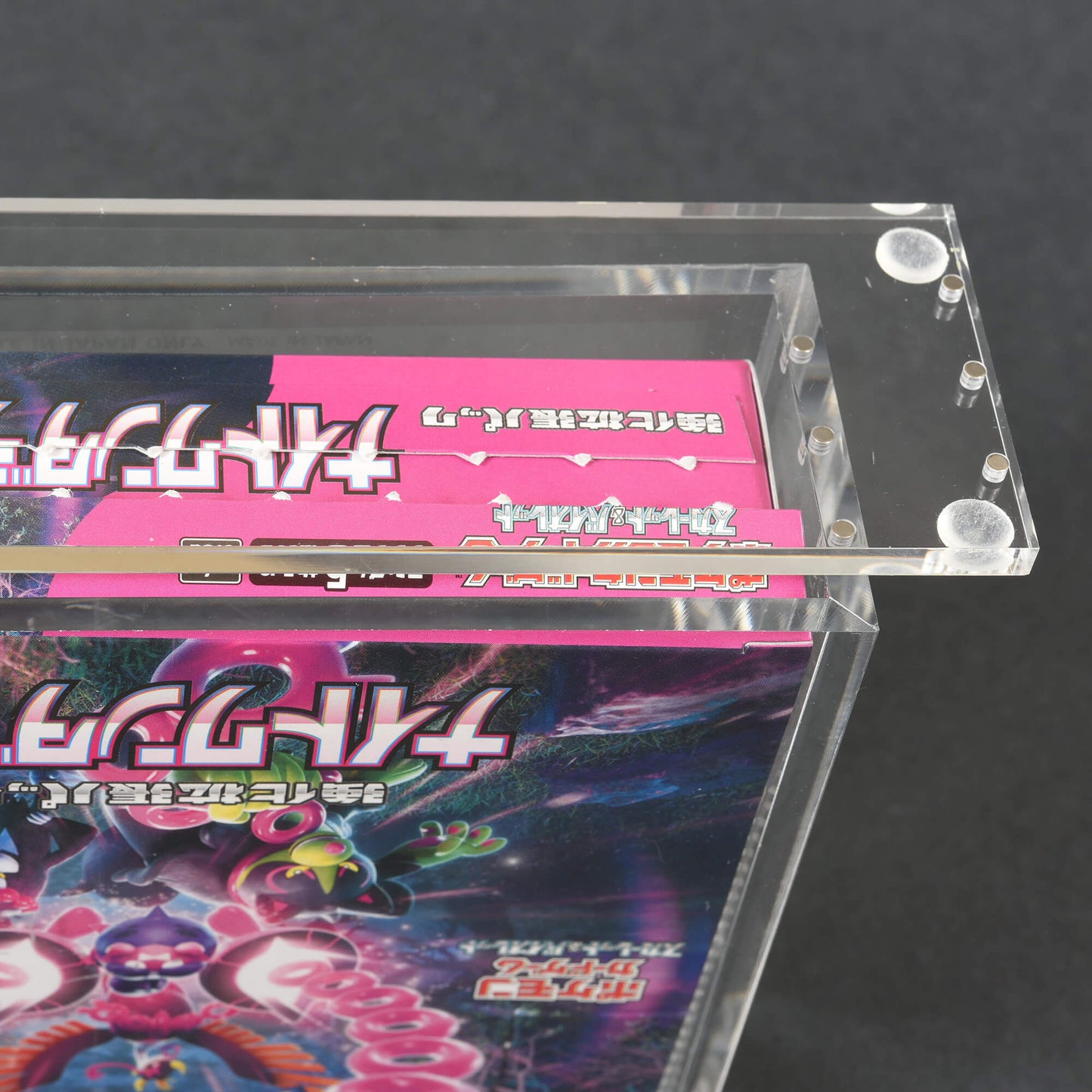 Japanese Large Booster Box EVORETRO Acrylic Case Magnetic Display