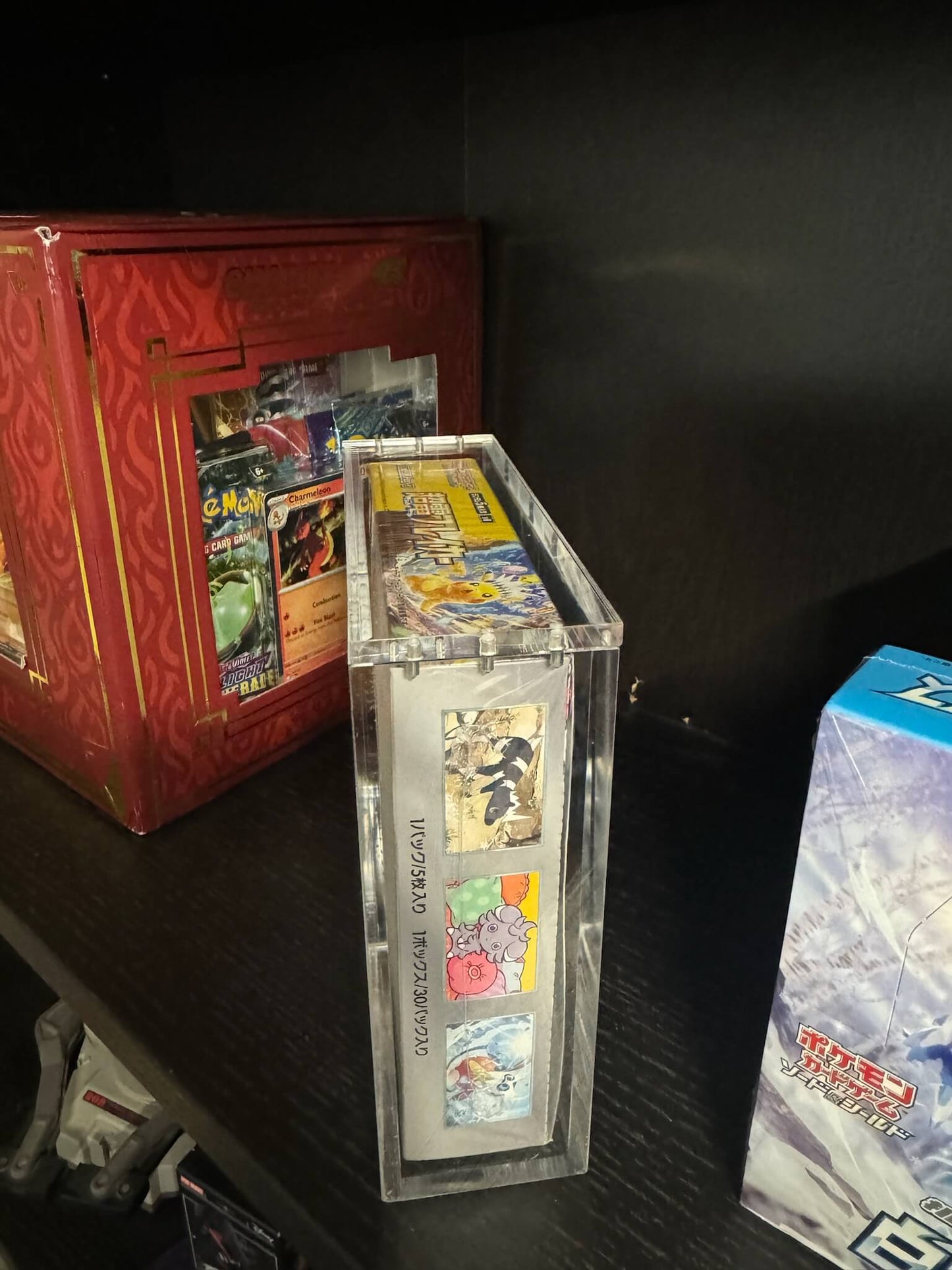 Japanese Large Booster Box EVORETRO Acrylic Case Magnetic Display