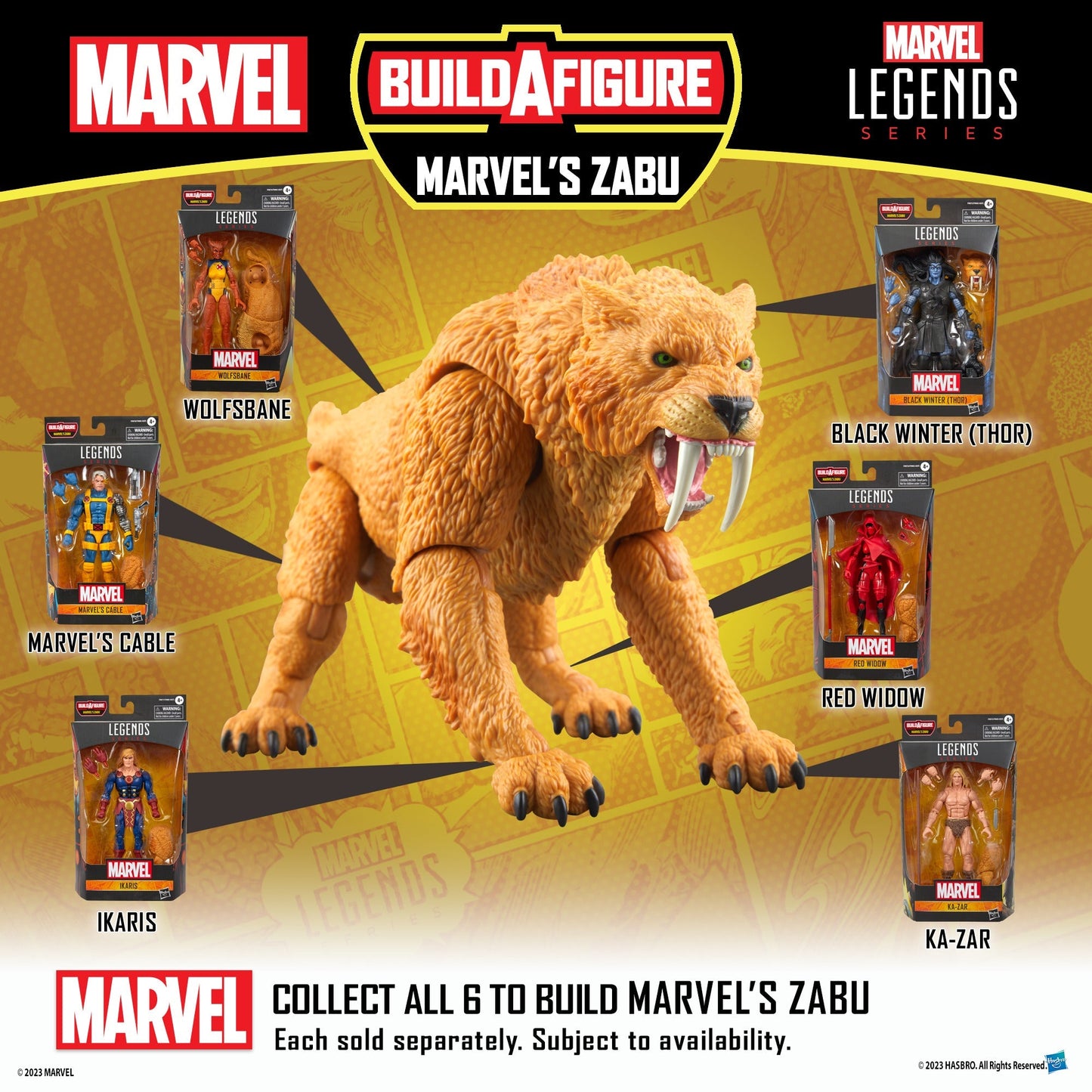 Marvel Legends Series - Black Winter (Thor)  - Zabu Baf