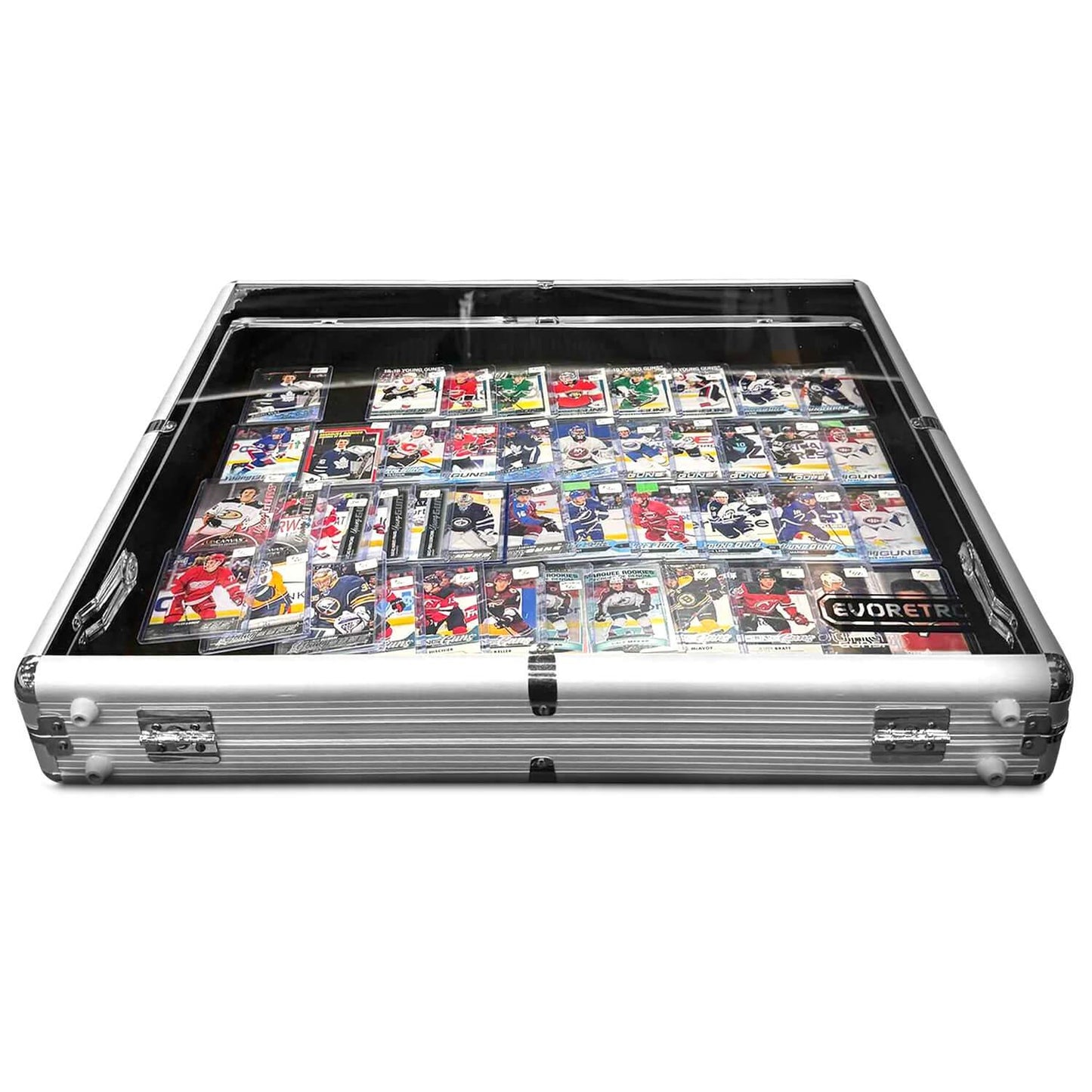 EVORETRO Aluminum Acrylic Clear Top Display Vendor Trade Show showcase