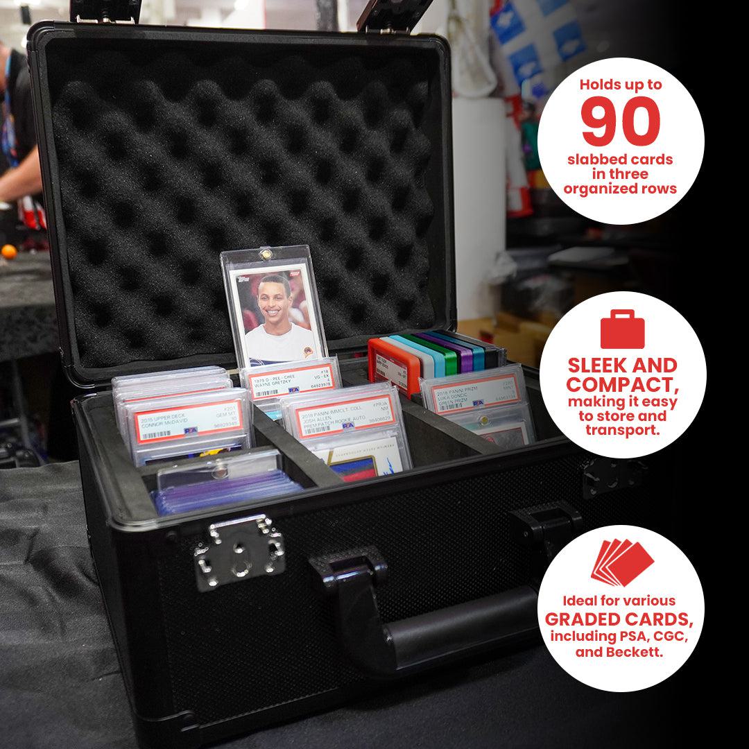 EVORETRO Aluminum Graded Card Storage Box, TSA Lock