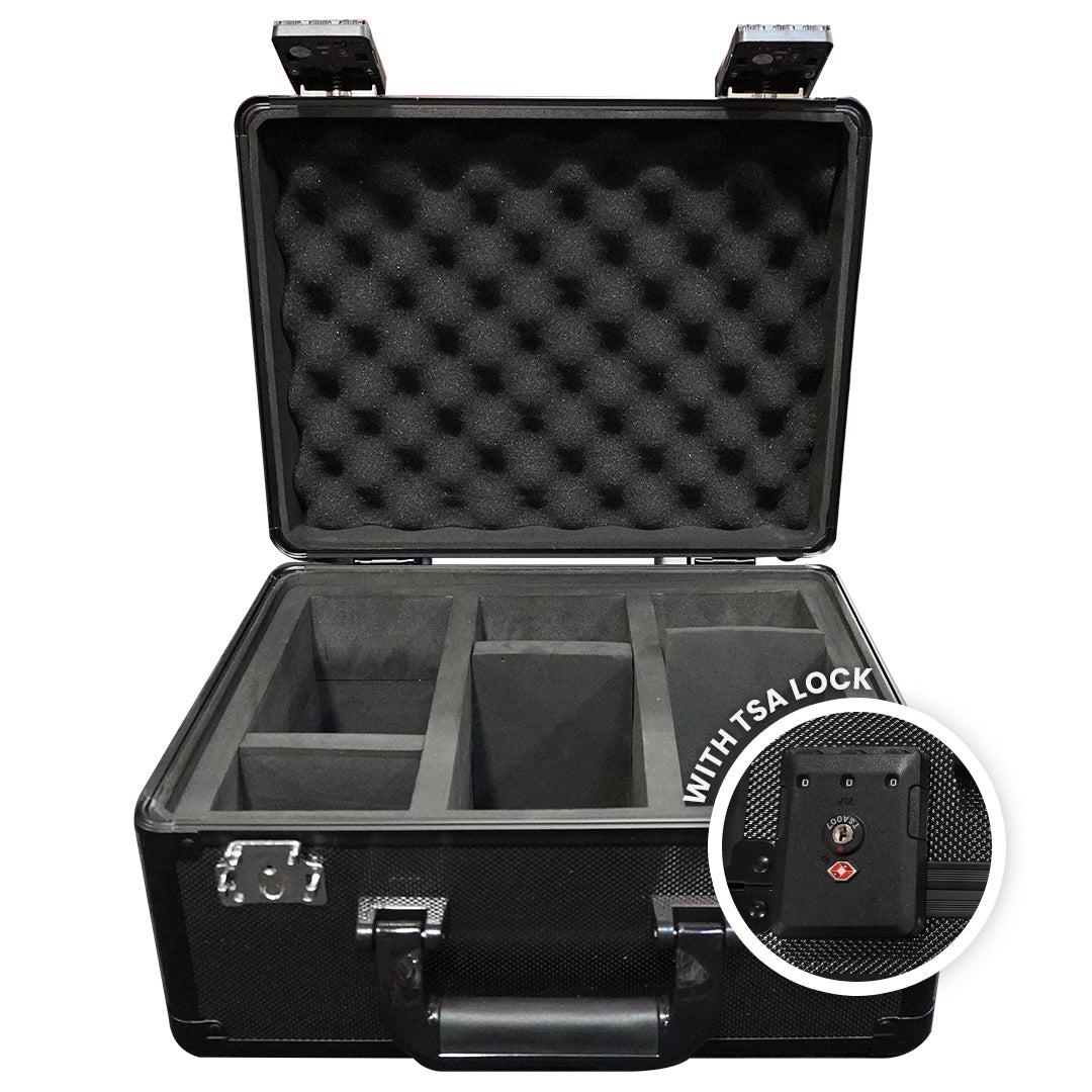 EVORETRO Aluminum Graded Card Storage Box, TSA Lock