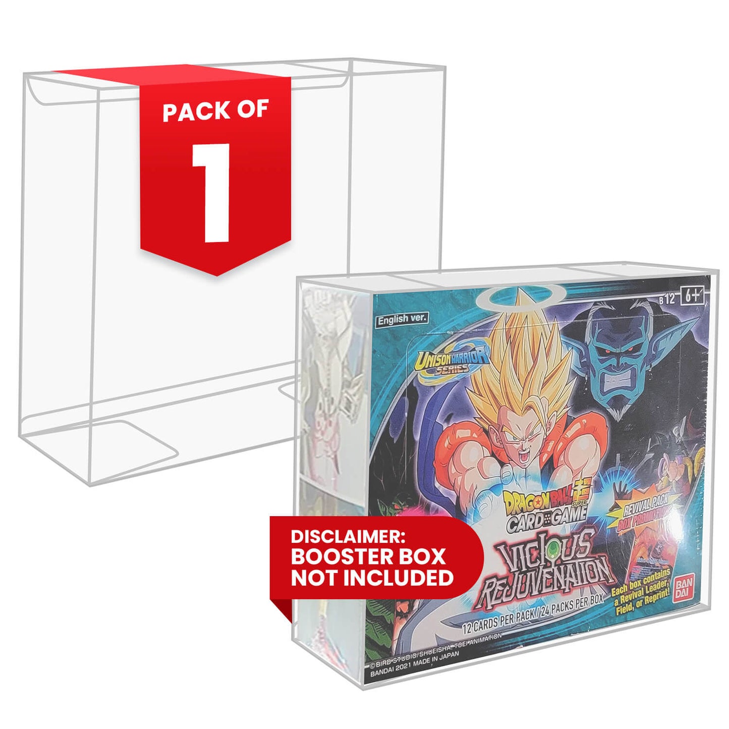 Dragon Ball Super Rise of The Unison Warrior Booster Box - EVORETRO PET Protector 0.50MM - Pack of 1