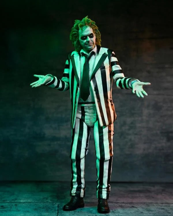 Beetlejuice Beetlejuice - Ultimate "Striped Suit" Beetlejuice Action Figure (Sub-Par Packaging)