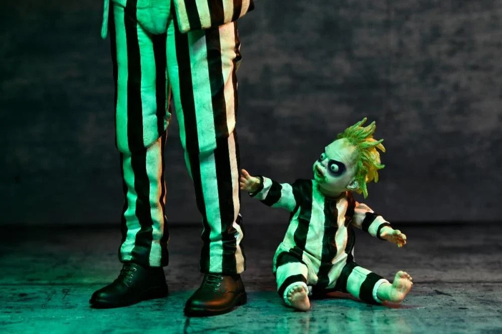 Beetlejuice Beetlejuice - Ultimate "Striped Suit" Beetlejuice Action Figure (Sub-Par Packaging)