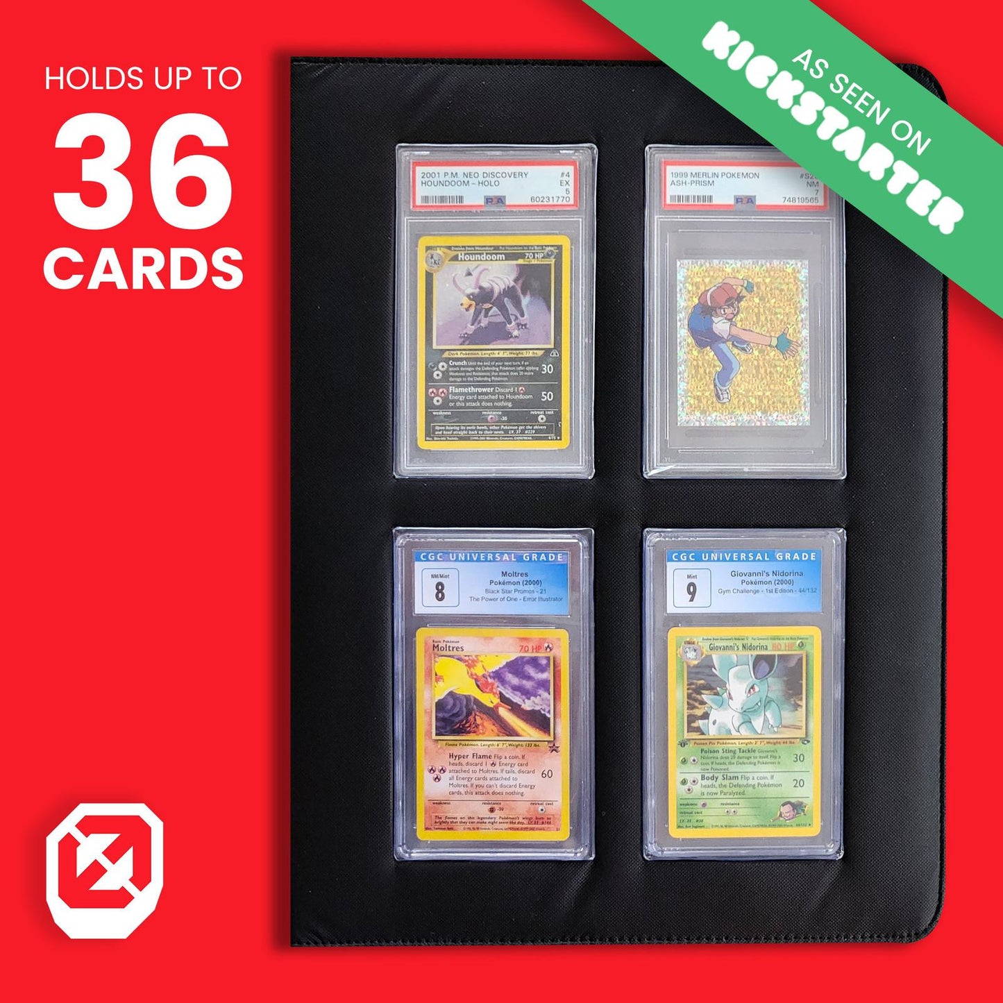 EVORETRO Slab Binder for Graded Cards – Holds 36 Slabs
